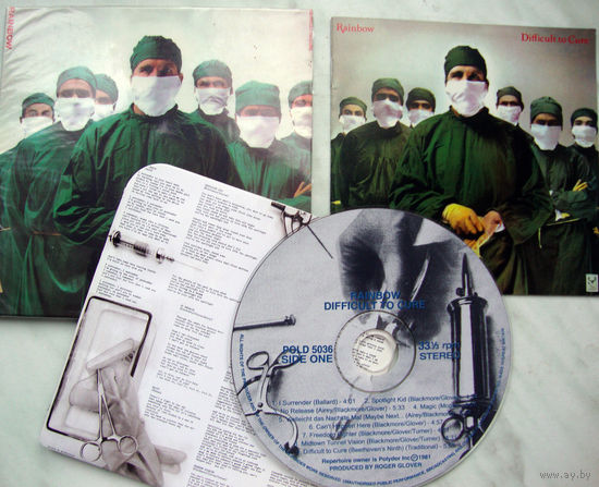 Mini LP RAINBOW "DIFFICULT TO CURE"(P)1981