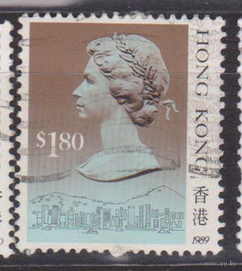 Британский Гонконг  Королева Елизавета II Известные люди личности  Гонконг 1988 год лот 5 менее 20 % от каталога по курсу 3 р