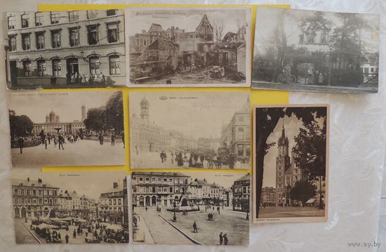 Открытки "Города Зап. Европы", до 1917 г.