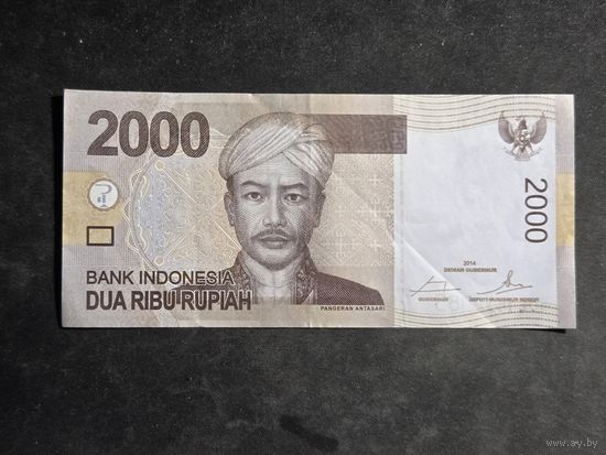Индонезия 2000 рупий 2014