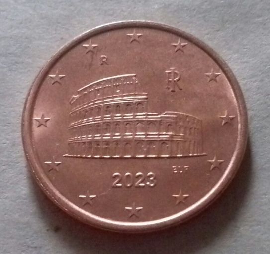 5 евроцентов, Италия 2023 г., AU