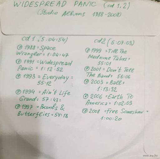 CD MP3 дискография WIDESPREAD PANIC, Arjen Anthony LUKASSEN 4 CD