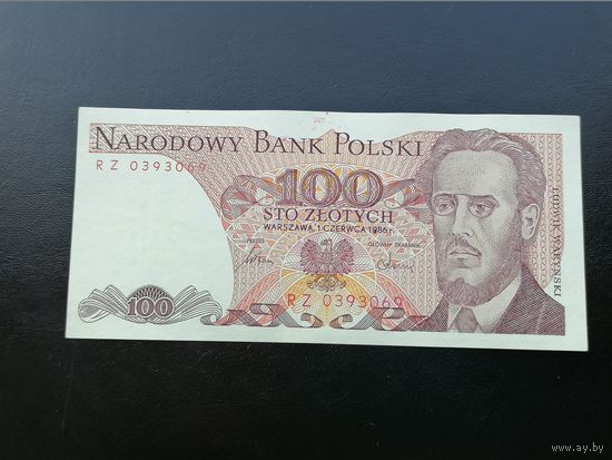 100 злотых 1986