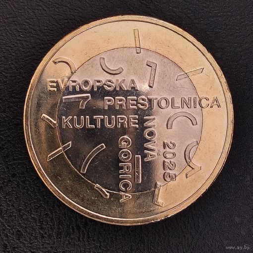 Словения 3 евро, 2025 Нова-Горица - культурная столица Европы 2025