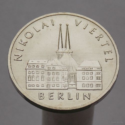 ГДР 5 марок 1987 750 лет Берлину – Квартал Николаи