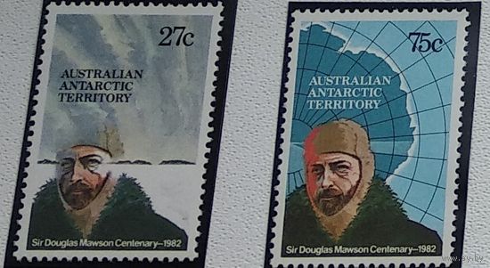 Австралия. Антарктика 1982 год 100-летие со дня рождения сэра Дугласа Моусона С-М-6-2