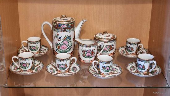 Кофейный сервиз на 6 персон-новый
