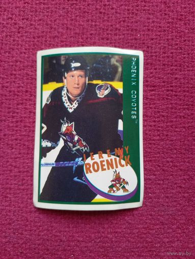Наклейка НХЛ хоккей 97-98 номер 157 / NHL Hockey 97-98 157