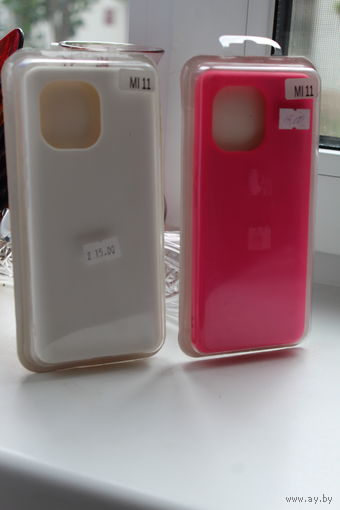 XIAOMI MI11 БЕЛЫЙ И МАЛИНОВЫЙ