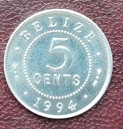 Белиз 5 центов, 1976-2022