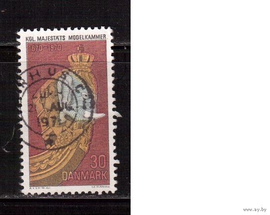 Дания-1970, (Мих.496)  гаш., Культура, Искусство, Музей