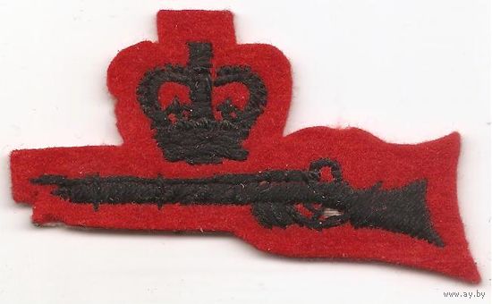 Нарукавный знак курсанта стрелковой школы армии Великобритании