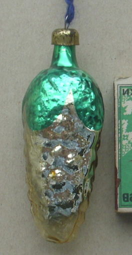 Ёлочная игрушка. Шишка. Г-37.
