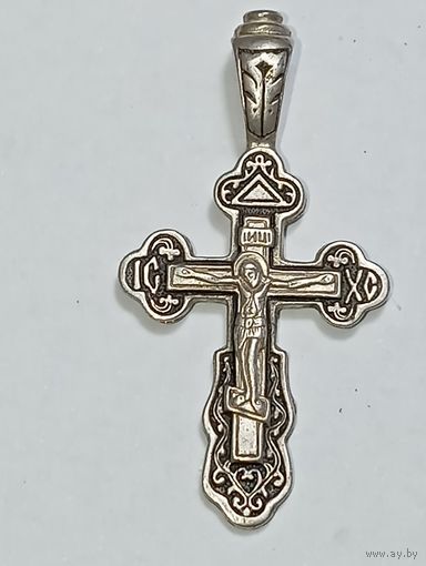 Крестик серебро 925 пробы .