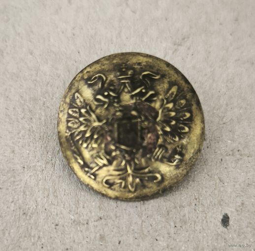 Пуговица РИА  орёл с позолотой.