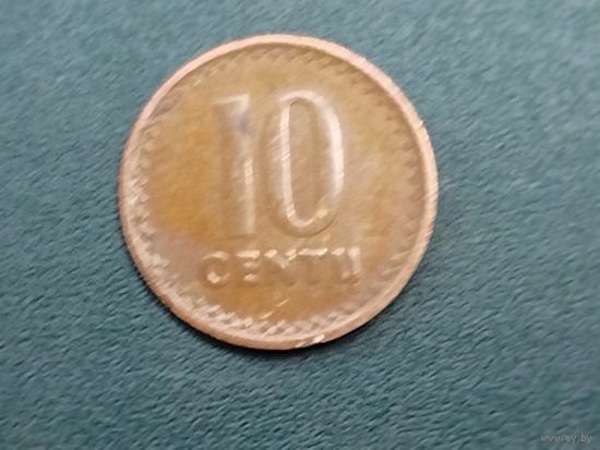 10 центов Литва.