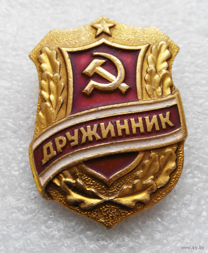 Знак Дружинник СССР #0203-OP5