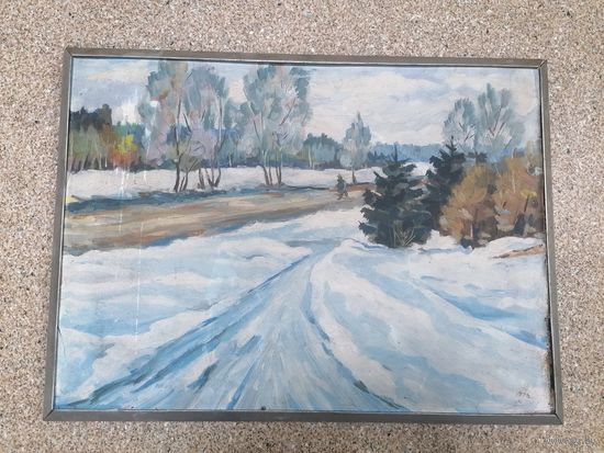 Живопись маслом на холсте, красивая работа  торги с Рубля