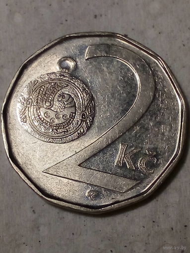 2 крона Чехия  2002 год