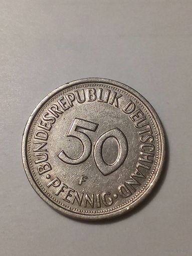 50 пфеннигов ФРГ 1975 год