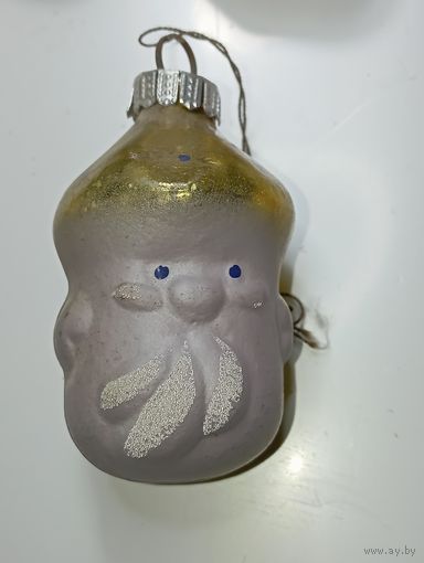 Ёлочная игрушка  - Дедок Боровичек . СССР  .