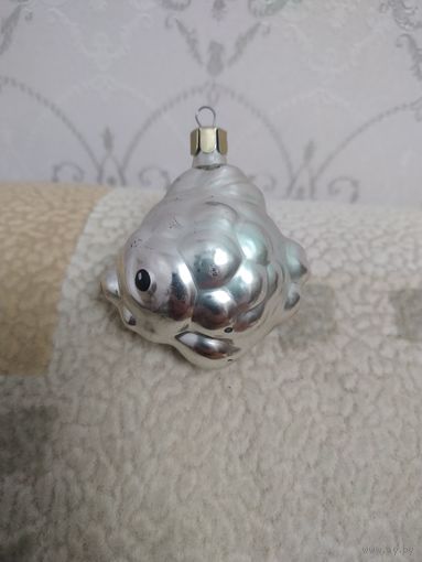 Елочная игрушка Рыбка 50 гг, СССР.