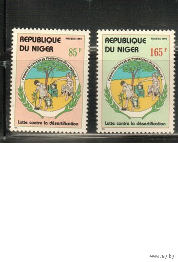 Нигер-1993 (Мих.1158-1159) ** , Охрана природы (полная серия)