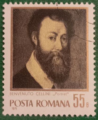 Румыния 1971. Итальянский скульптор и ювелир Бенвенуто Челлини
