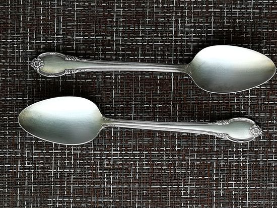 Ложки столовые. 1847 Rogers Bros. IS. США. Серебрение. Длина 19 см.