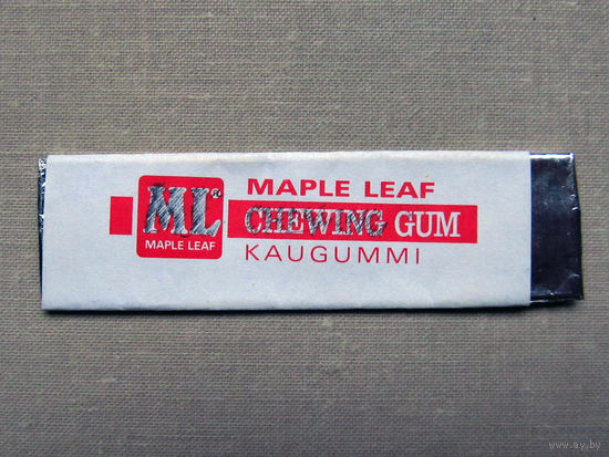 G5-336 Обертка фантик от жевачки жевательной резинки ML Maple Leaf