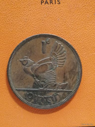 Ирландия, 1 пенни, 1967 год, KM# 11