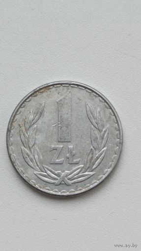 Польша. 1 злотый 1987 года.