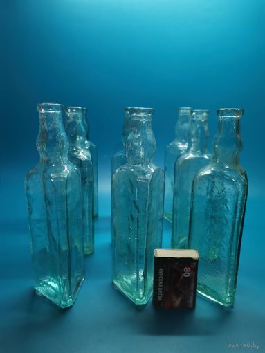 Старая бутылка СССР (уксус) 9 шт. одним лотом.