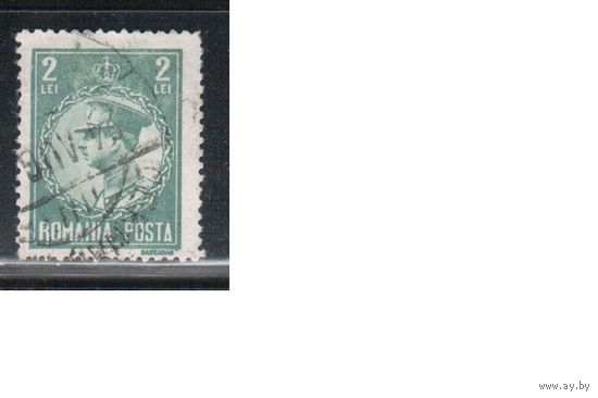 Румыния-1930, (Мих.378)  гаш.  ,Стандарт,  Король Карл II, (2)