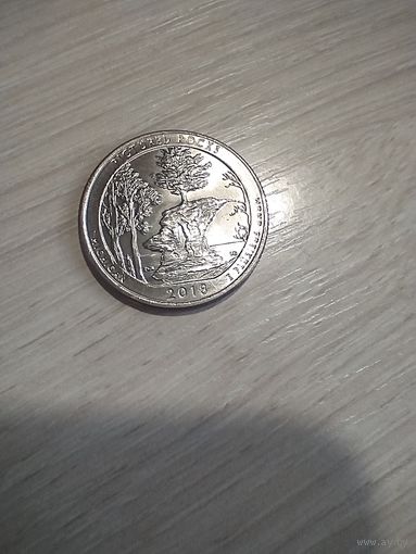 25 центов США, квотер национальный парк Pictured rock