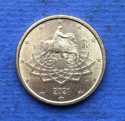 Италия 50 евроцентов 2021