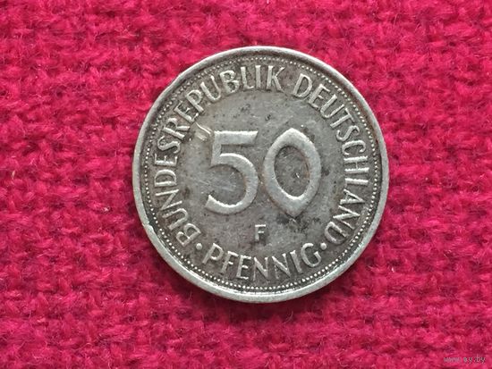 ФРГ 50 пфеннигов 1983 г. F +