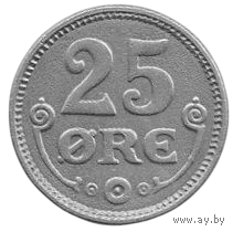 КОРОЛЕВСТВО ДАНИЯ. 25 ЭРЕ 1921.