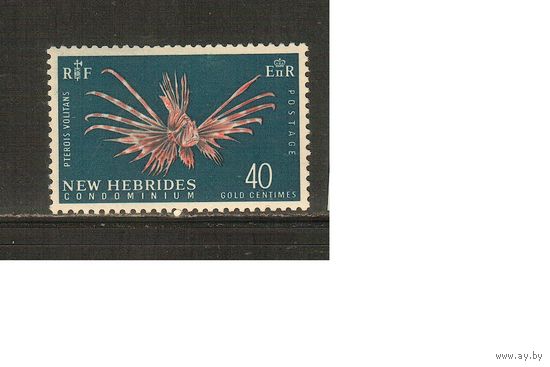 Новые Гибриды(Великобритания)-1965 (Мих.214) , ** , Морская фауна, Рыбы