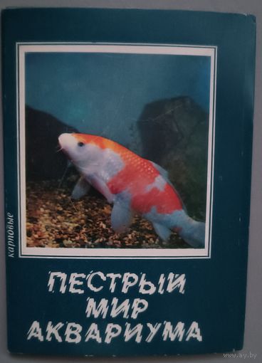 Пестрый мир аквариума. Карповые. Набор из 18 открыток. 1986г.