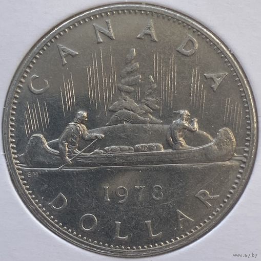 Канада 1 доллар 1978 г. В холдере