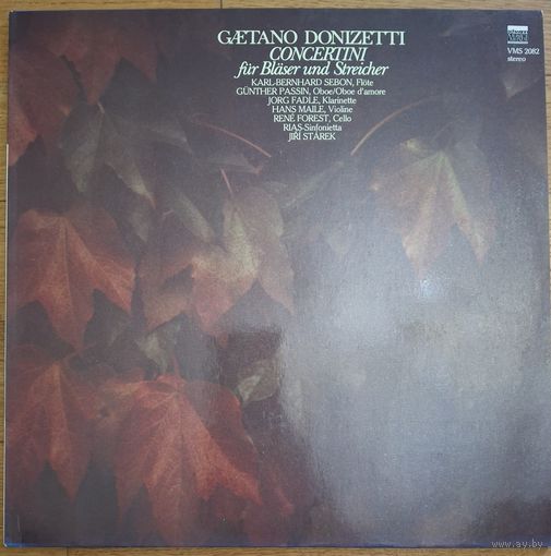 Gaetano Donizetti - Concertini Fur Blaser Und Streicher