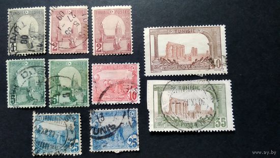 Французский Тунис\462с\ТУНИС   1906 Стандарт. разновидность