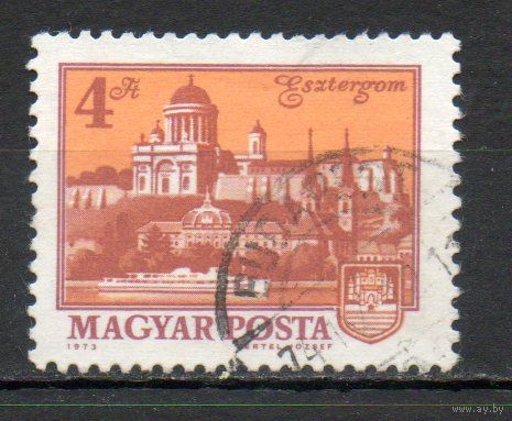 Стандартный выпуск Архитектура Венгрия 1973 год серия из 1 марки
