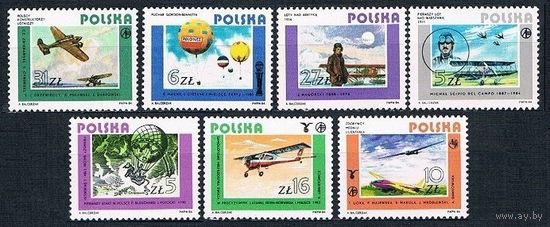 Польша 1984 Авиация. Летательные аппараты. 7 м. **