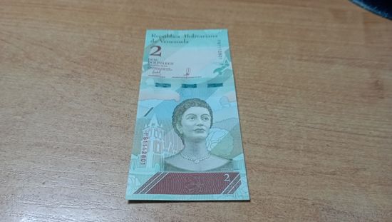 2 боливара 15,01,2018 Венесуэлы * 91112801