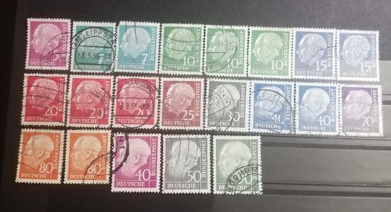 Германия ФРГ 1954 Президент Теодор Хойс