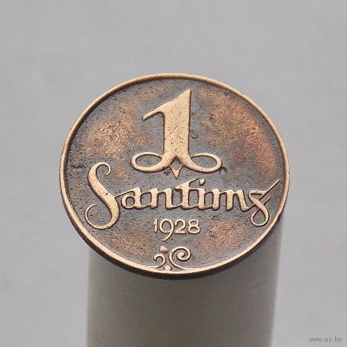 Латвия 1 сантим 1928