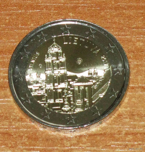 Литва 2017 2 евро Вильнюс UNC