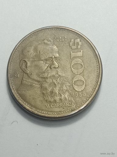 Мексика 100 песо  1985 года .